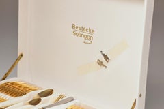 24 Karat 11 Pers, Flatware Cutlery Set by Nivella Solingen