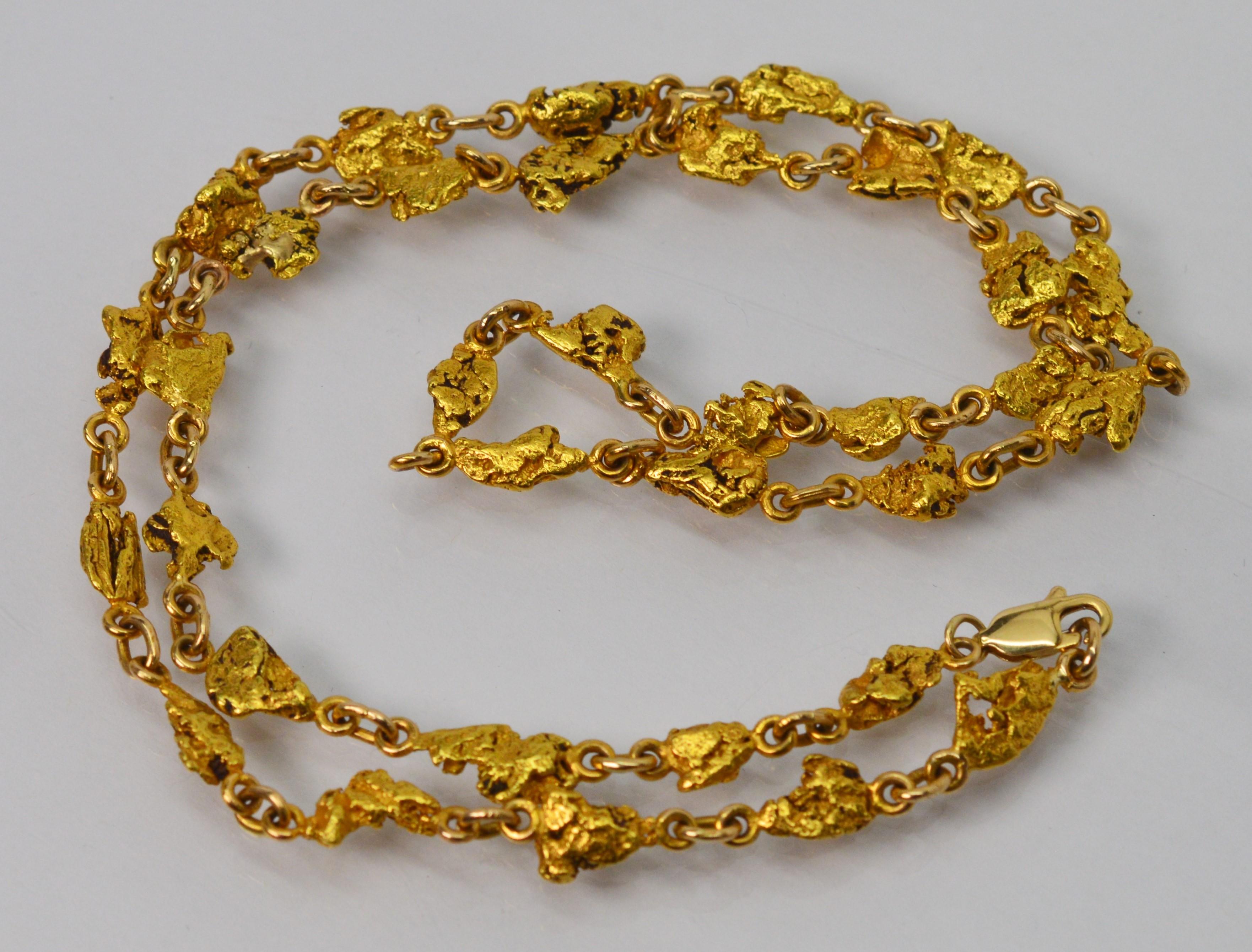 nugget chain necklace