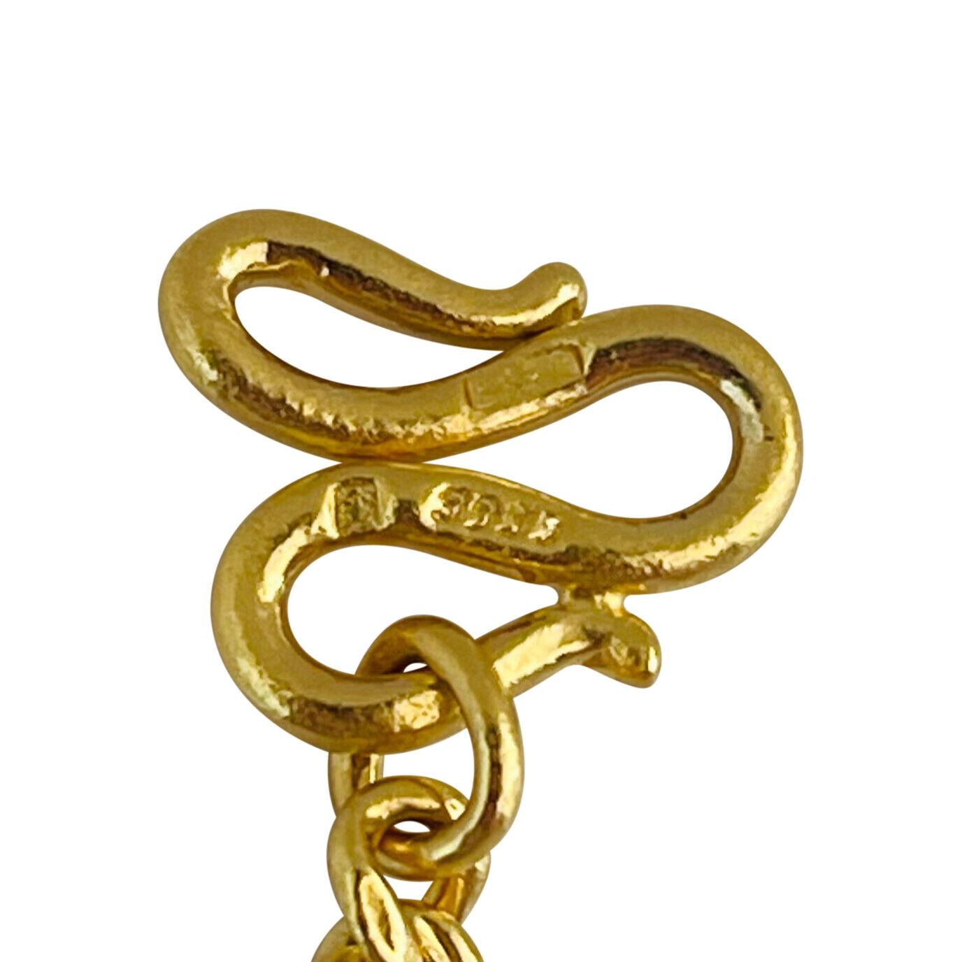 Collana in oro giallo puro 24k 40,4 g con taglio a diamante 4 mm A Link 20