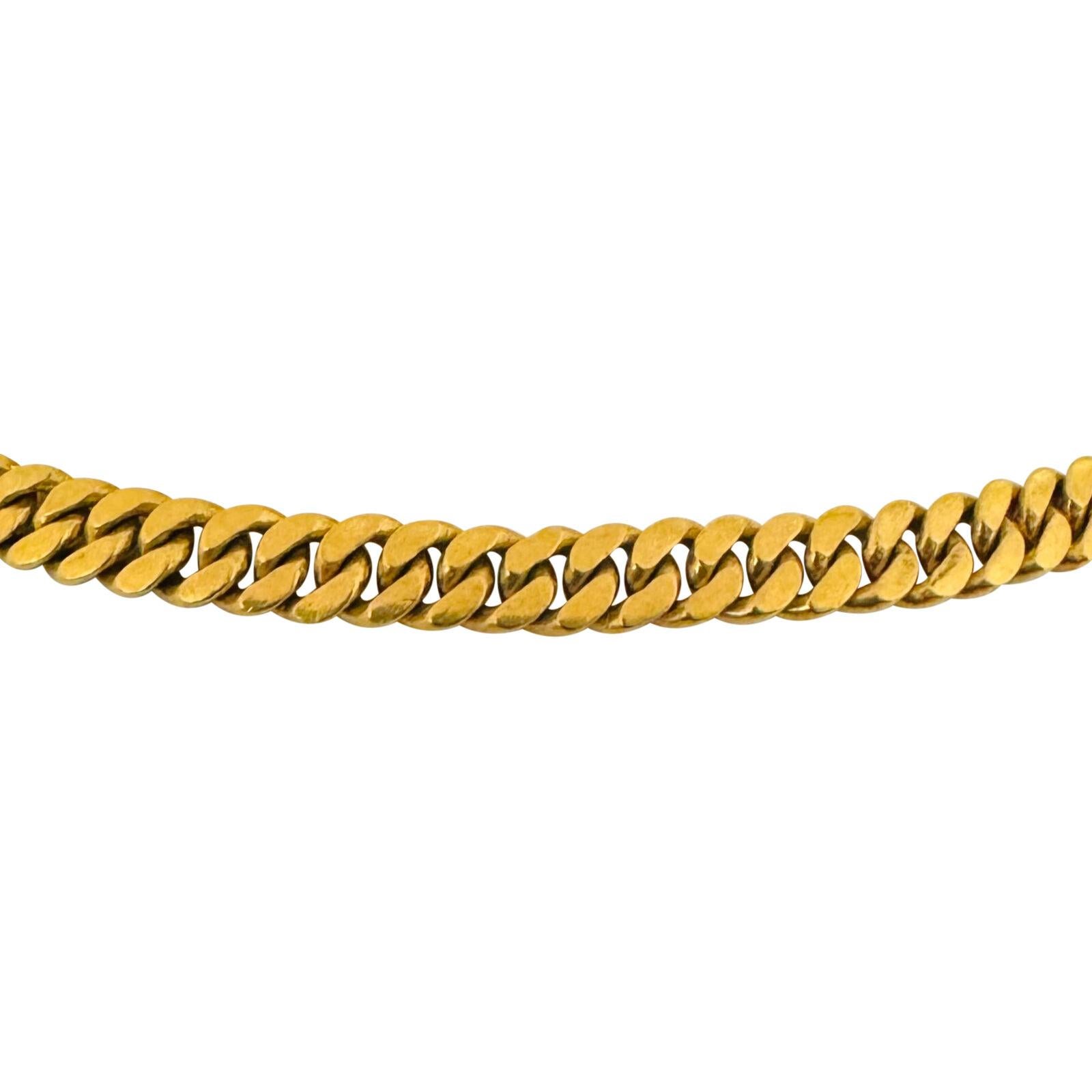 24 karat gold cuban link chain