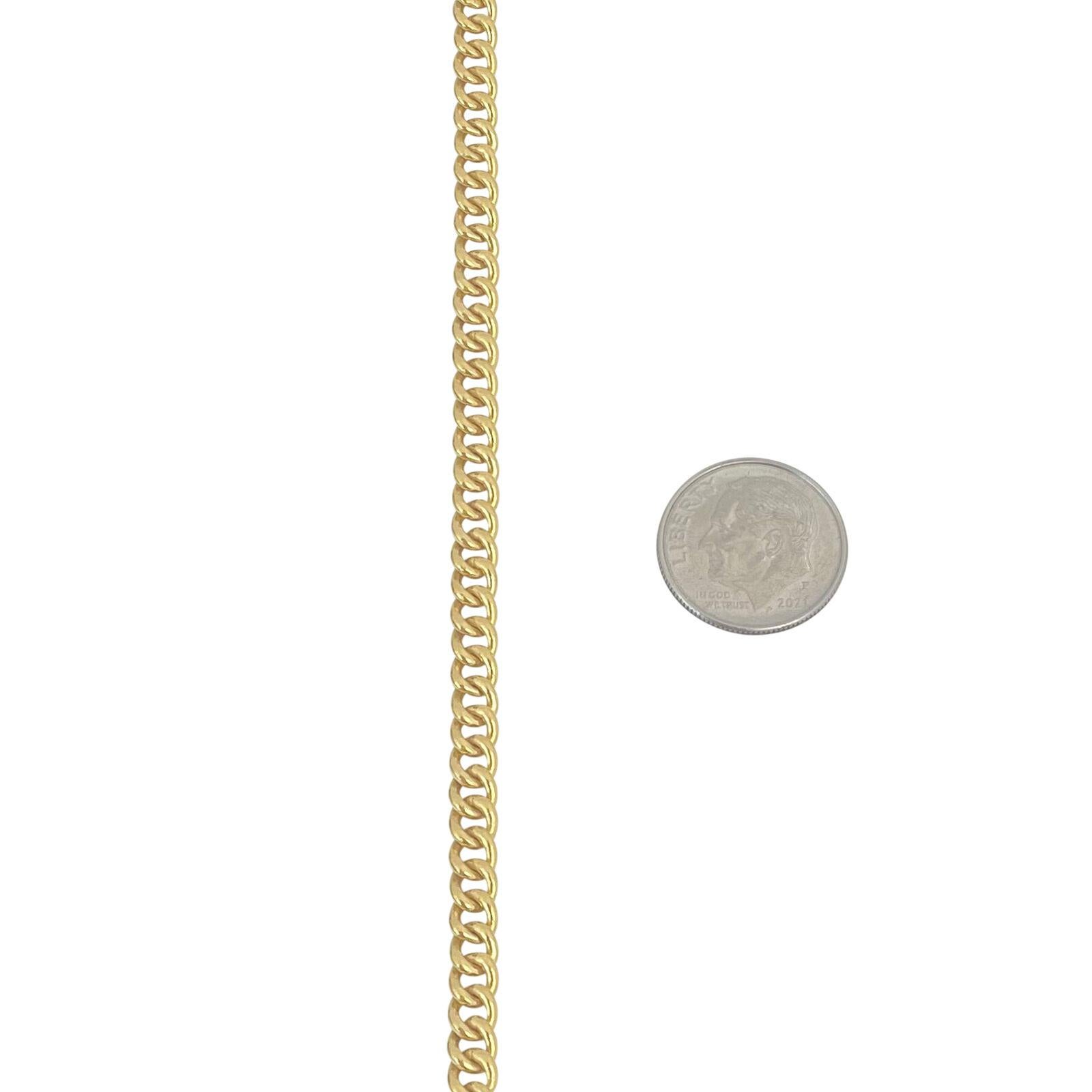 24 Karat reines Gelbgold massive schwere geschwungene Gliederkette Halskette 1