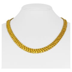 24 Karat Pure Yellow Gold Solid Heavy Fancy Link Chain Necklace