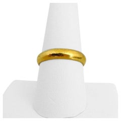 24k Gold Band Rings