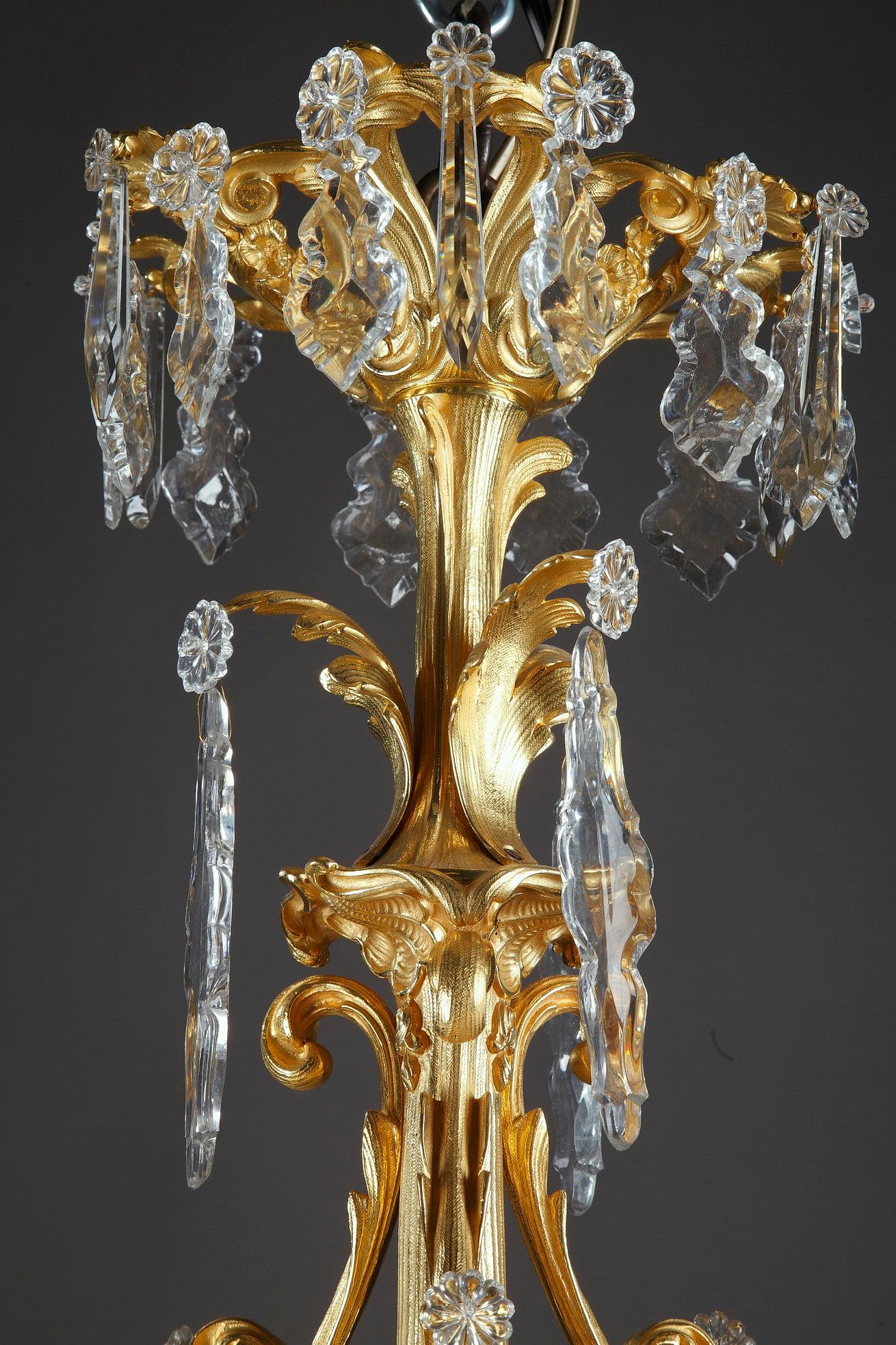 French 24-Light Chandelier in Louis XV Style