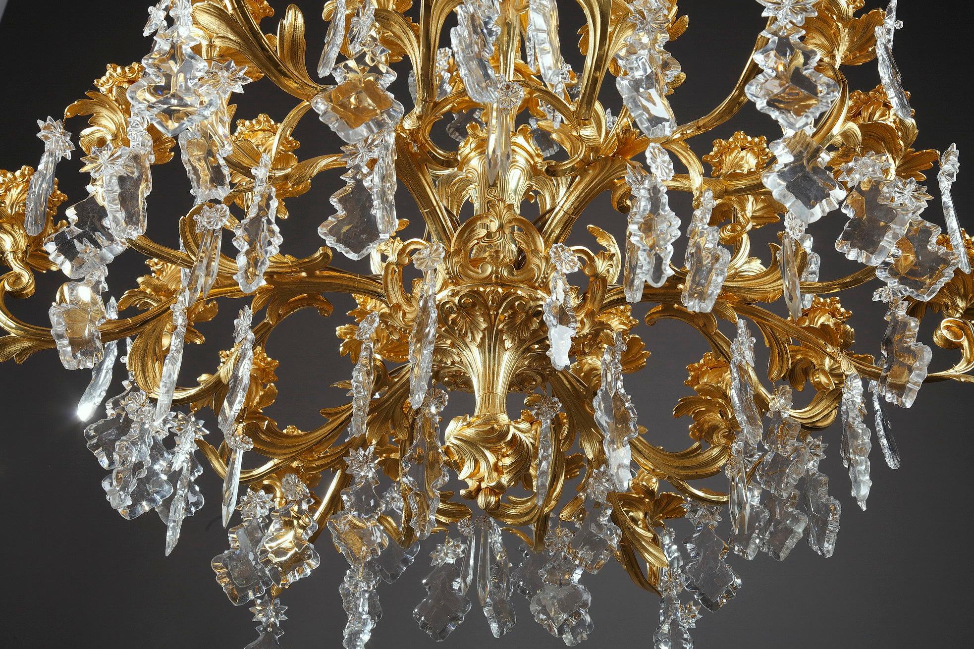 24-Light Chandelier in Louis XV Style 1