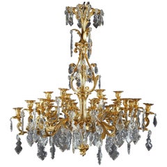 24-Light Chandelier in Louis XV Style