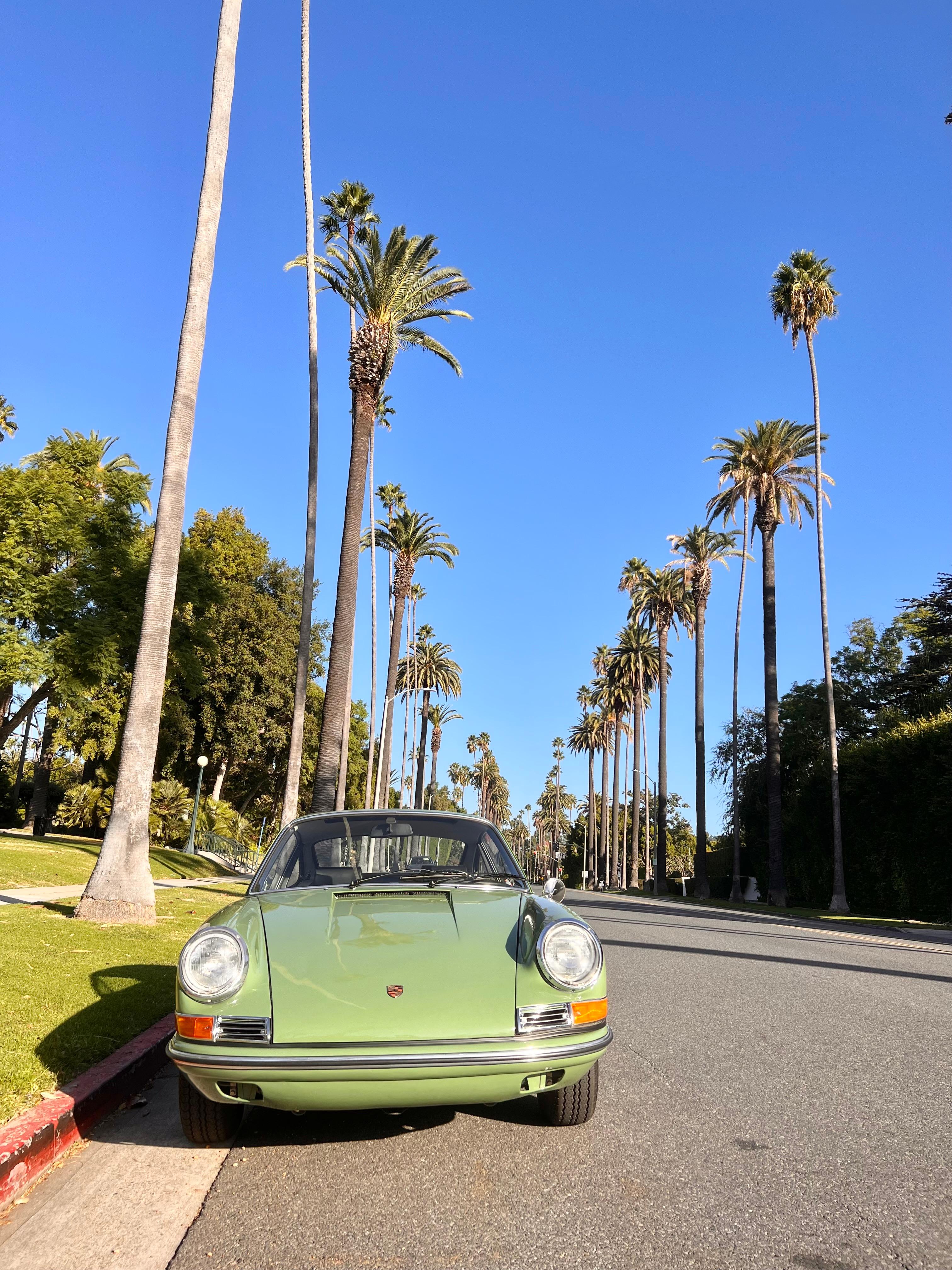 Wonderful 1968 Porsche 912 Hot Rod in leaf green with sunroof. Classic short wheel based Porsche that is just over 55 years old. 2.4 liter engine from a 1970 911 Porsche completely overhauled. Extreme power and torque. 5 speed original transmission.