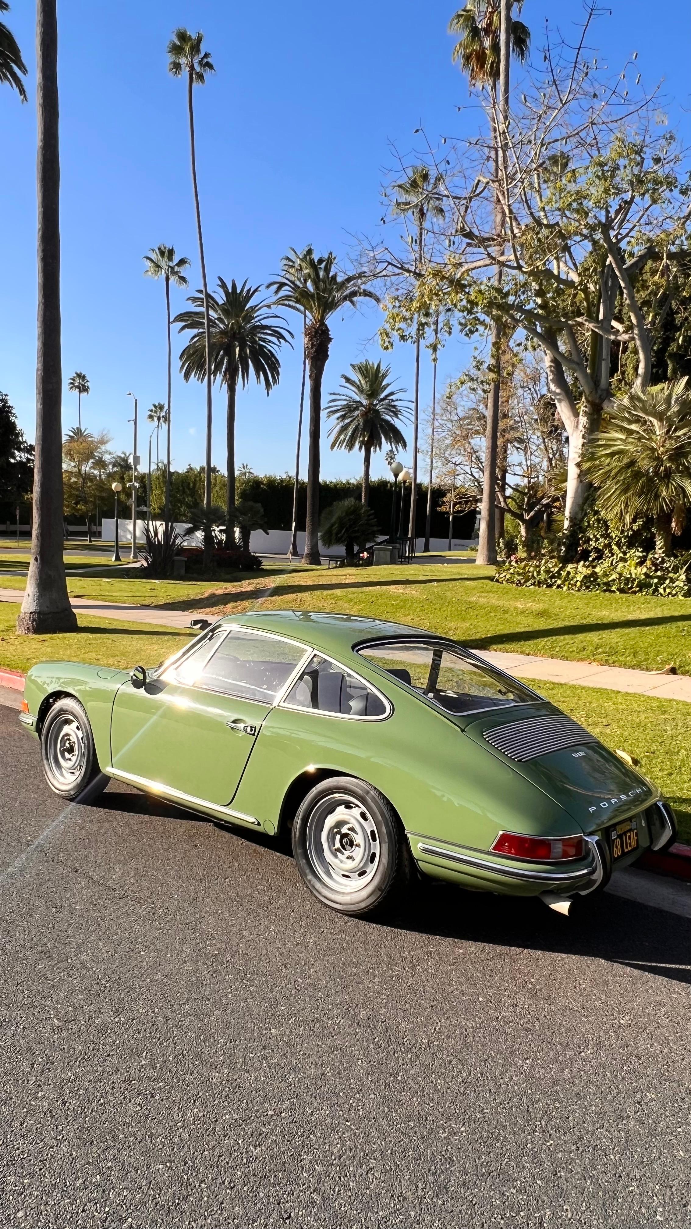 Mid-20th Century 2.4 Liter Leaf Green Porsche 912 Sunroof Hotrod, 1968  For Sale