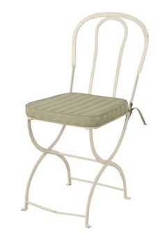24 Outdoor Continental Iron Hoop Side Chairs