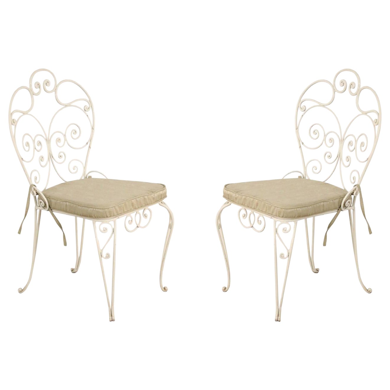 24 Outdoor Victorian Iron Side Chairs