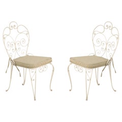 24 Outdoor Victorian Iron Side Chairs