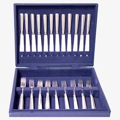 24-piece Birks Regency plate Fish Set C.1920