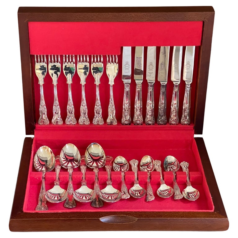 Coffret de 3 couverts en métal argenté - Arts de la table
