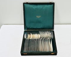 24 Piece Silver Cutlery Service with Christofle Box