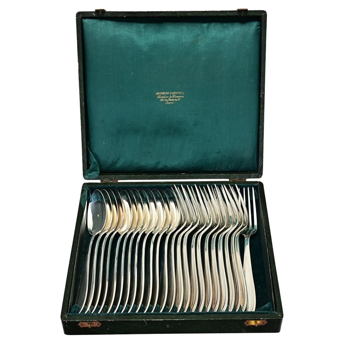 Service de couverts 24 pièces de Charles Christofle