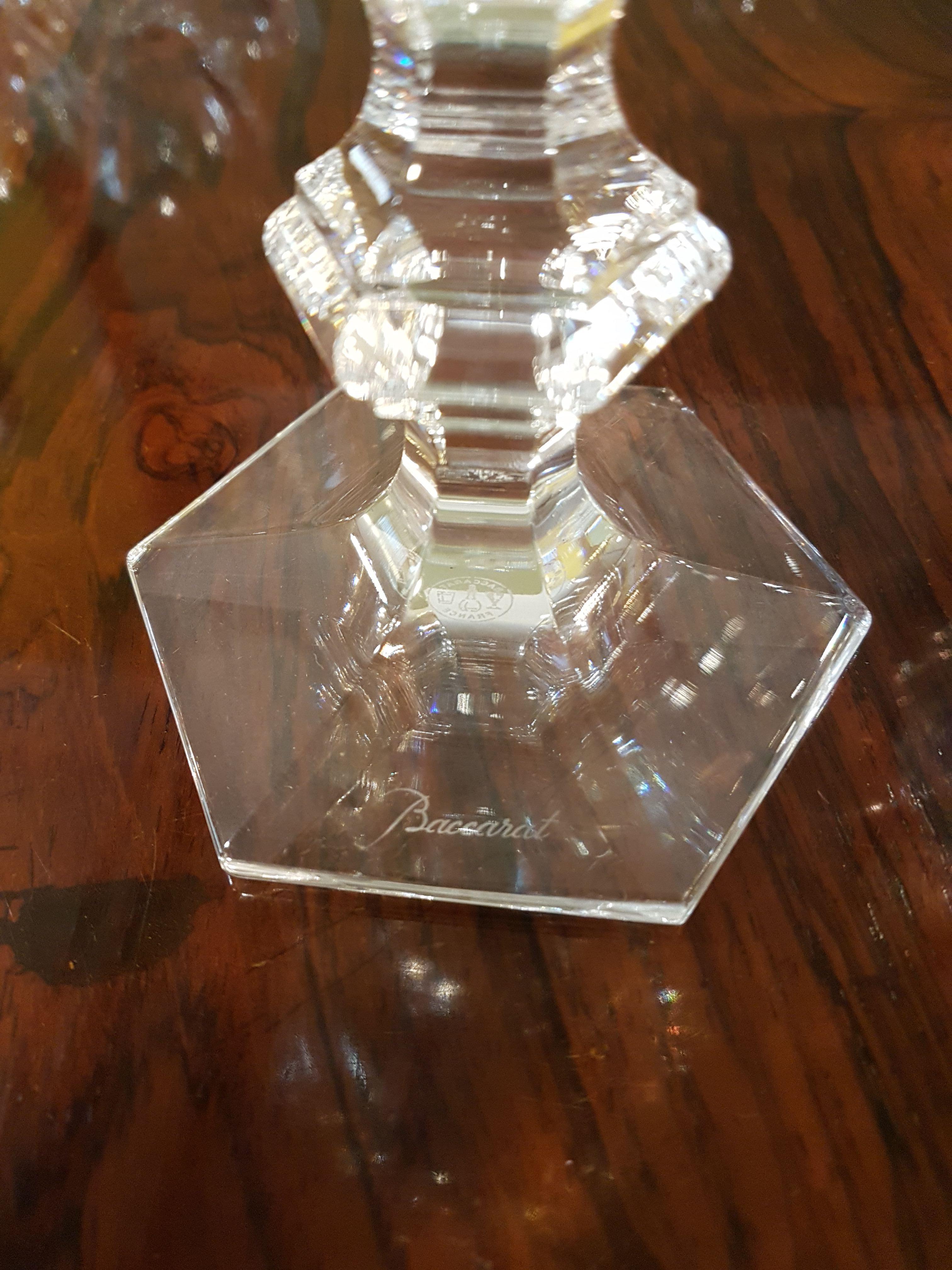 24-teiliges Set von Baccarat-Kristall-Stemware „Harcourt 1841“ aus handgeschliffenem Kristall, modern im Zustand „Neu“ im Angebot in Cagliari, IT