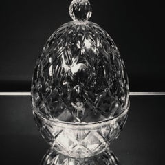 Service d'argenterie 24 pièces dans un coffret en verre de cristal L'ambrosia 24-piece Silverware