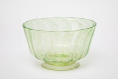 24 pièces en verre vénitien ancien avec 12 bols et 12 assiettes. Salviati, circa 1920