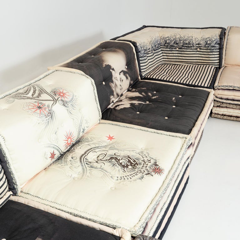 24+ Stück Roche Bobois Mah-Jong Sektionssofa Jean Paul Gaultier