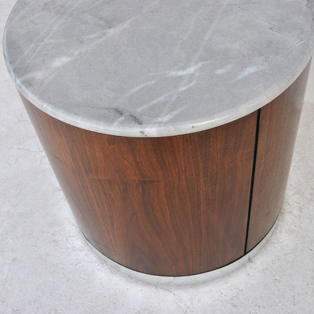 vintage marble end table
