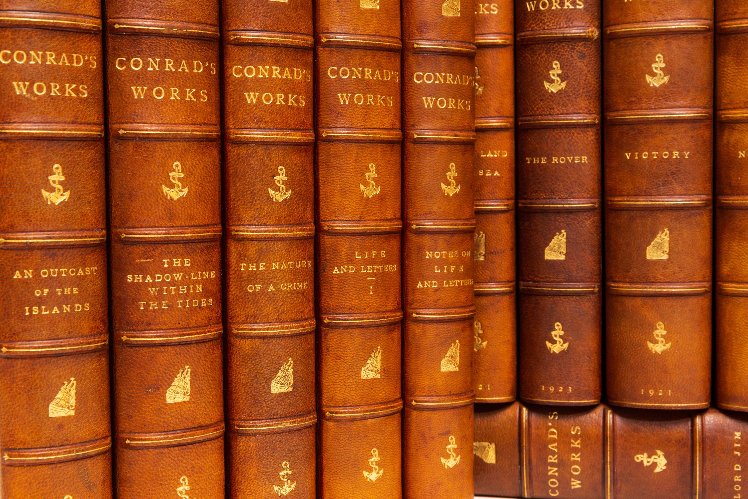 Américain 24 Volumes, Joseph Conrad, Les œuvres de Joseph Conrad en vente