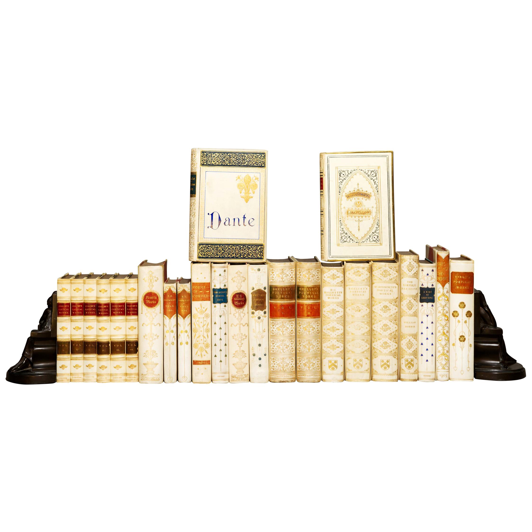 24 Volumes 'Vellum Bindings' Various Authors and Titles