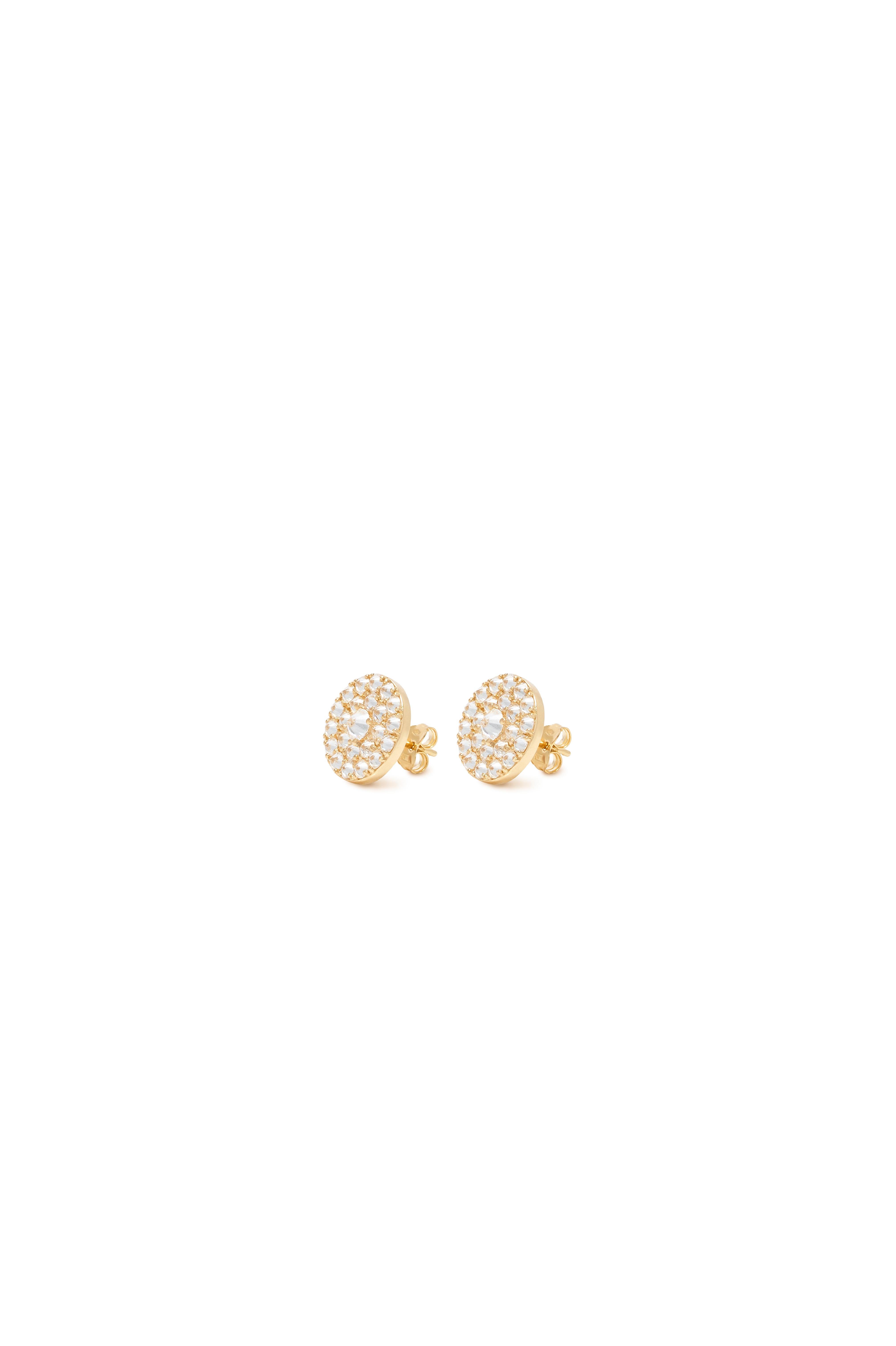 Add a touch of contemporary coolness to any outfit with The Up Studs. Crafted from luxurious 18K yellow gold, these diamond round studs feature multiple reverse set Canadian diamonds for a striking and unique look. 

From the the Upside Collection,