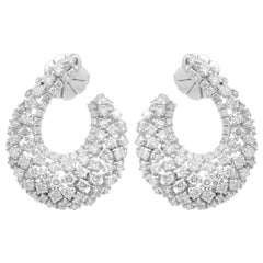 2.40 Carat Diamond 18 Karat White Gold Earrings