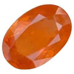 2.40 Carat Loose Fanta Garnet Stone Oval Cut Natural African Gemstone