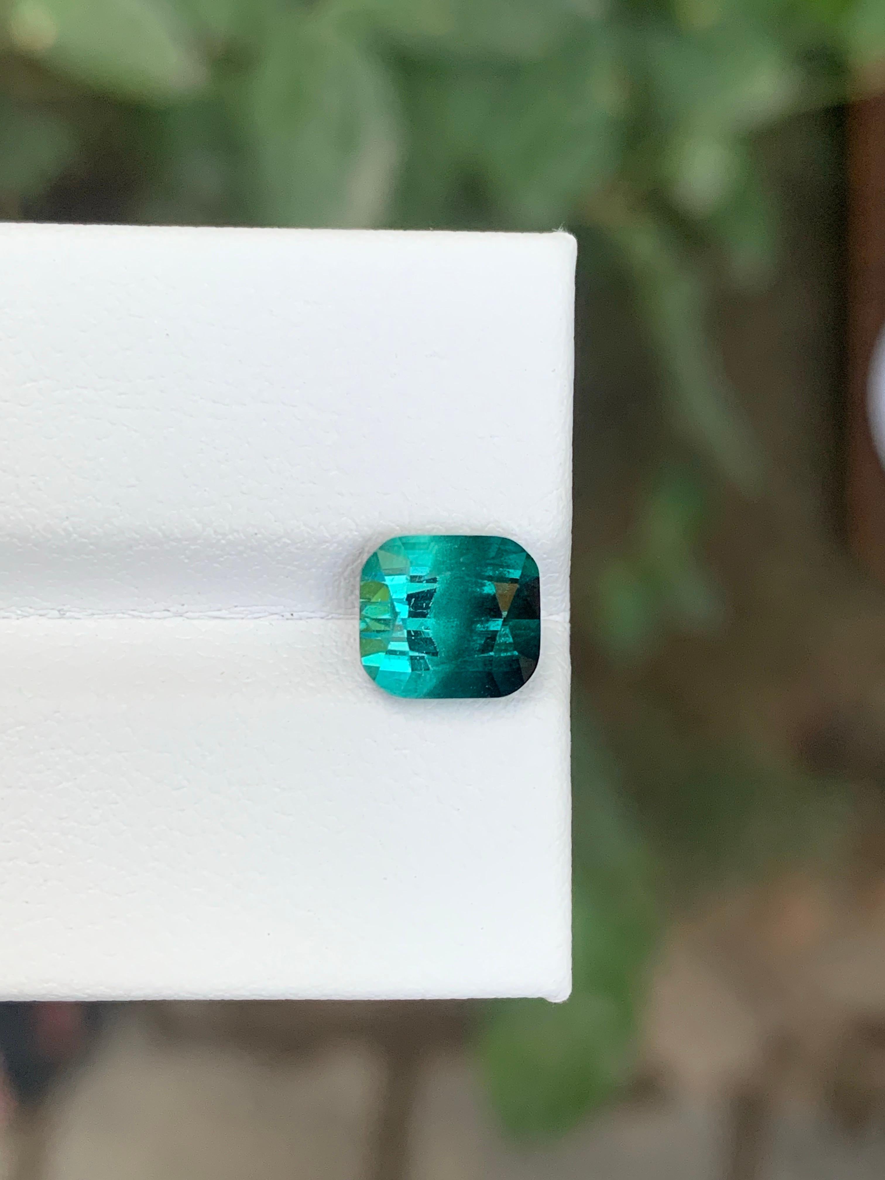 2.40 Karat natürlicher loser zweifarbiger Turmalin in Kissenform Edelstein im Angebot 4