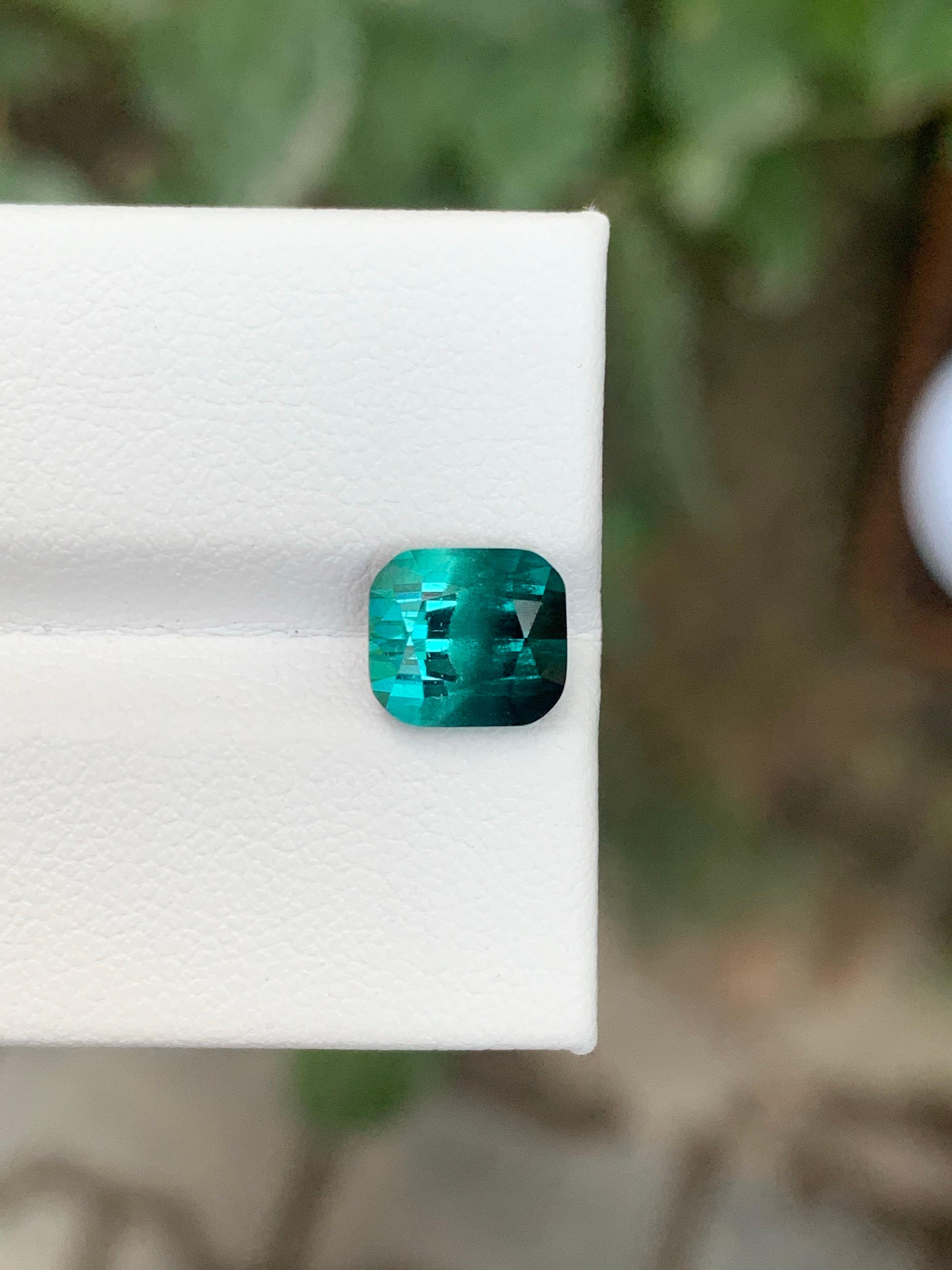 2.40 Karat natürlicher loser zweifarbiger Turmalin in Kissenform Edelstein im Angebot 2