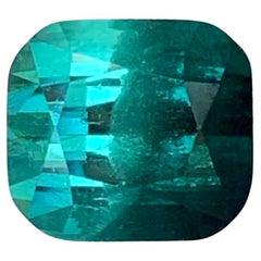 2.40 Carat Natural Loose Bi Colour Tourmaline Cushion Shape Gemstone (pierre précieuse en forme de coussin)