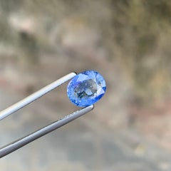 2.40 Karat natürlicher loser blauer Saphir Edelstein aus Sri Lanka