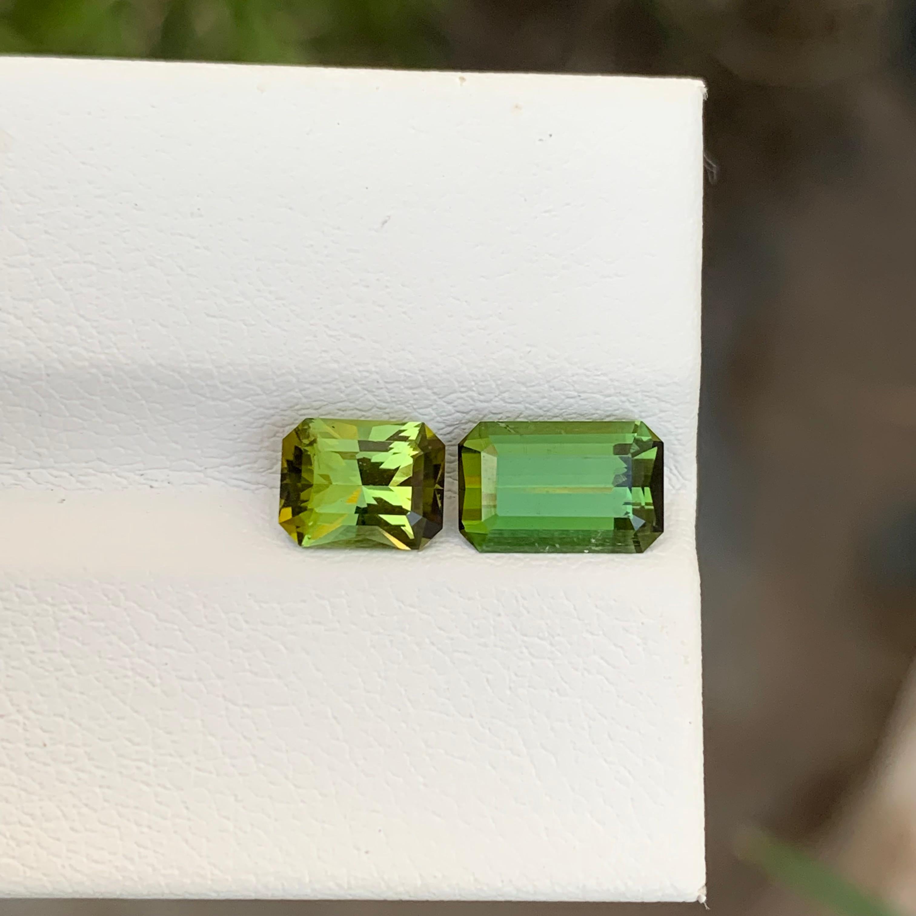 2.40 Carat Natural Loose Dual Tourmaline For Jewellery Making For Sale 4