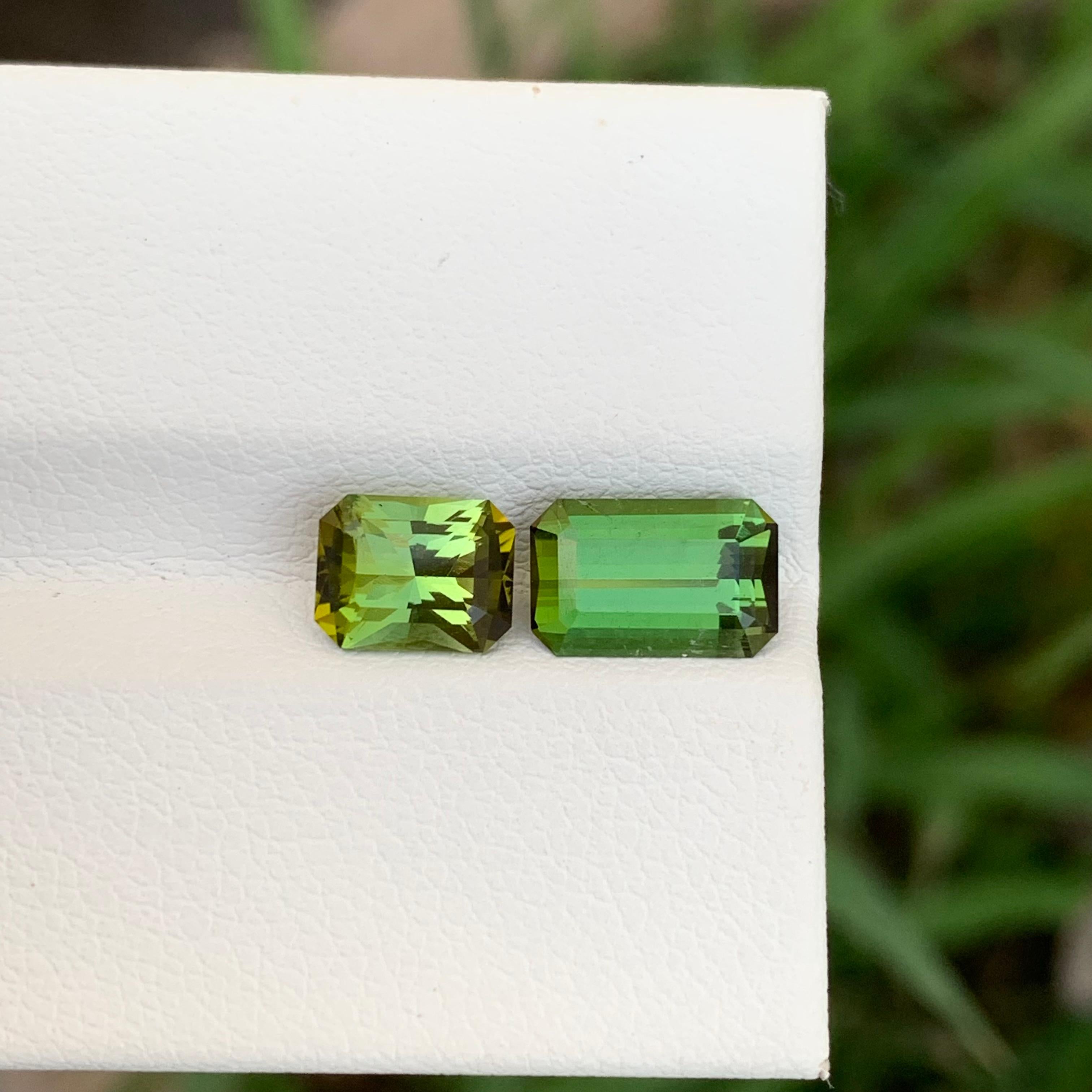 2.40 Carat Natural Loose Dual Tourmaline For Jewellery Making For Sale 2