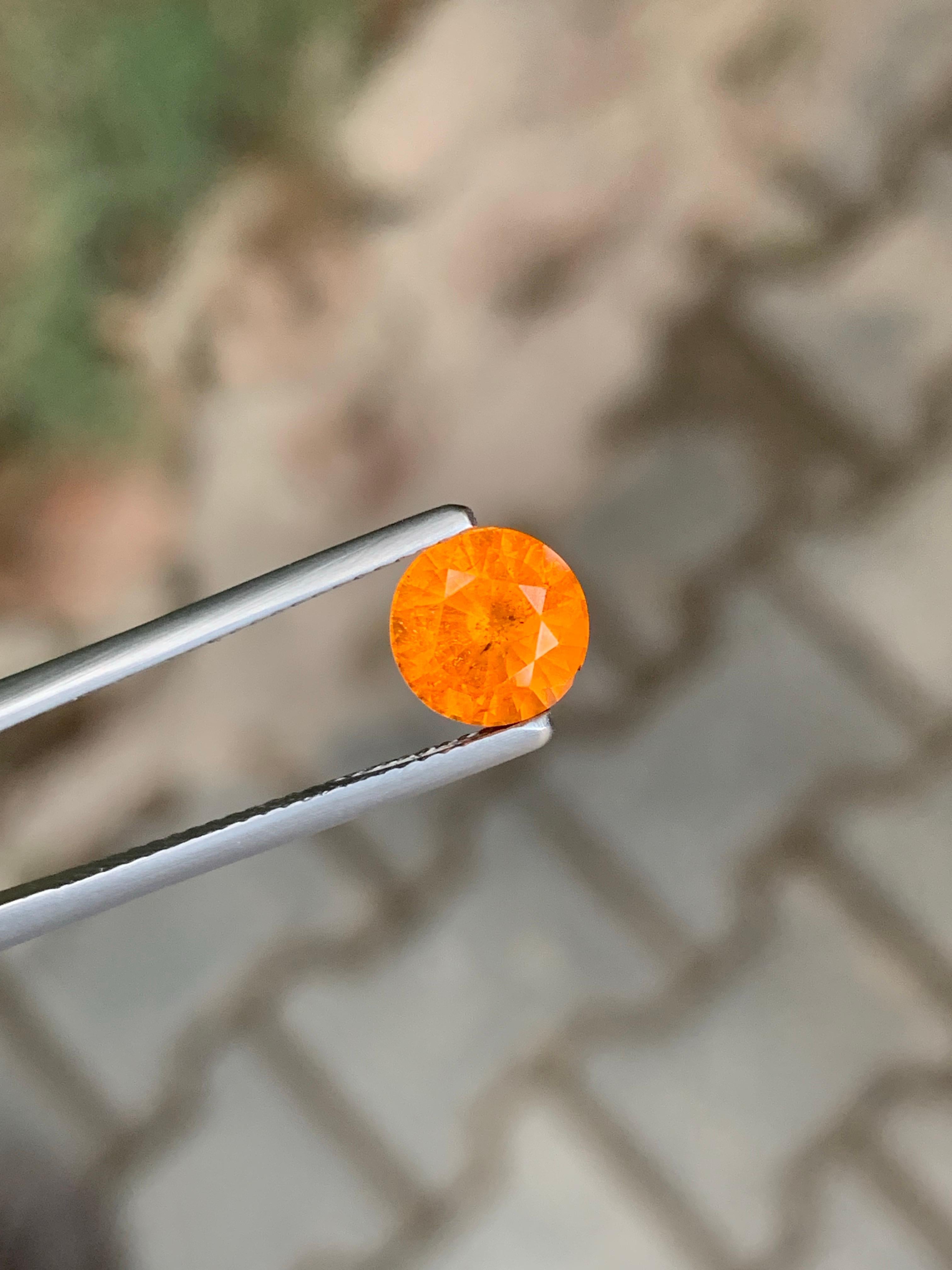 2.40 Carat Natural Loose Fanta Spessartite Garnet Gemstone Artes y manualidades en venta