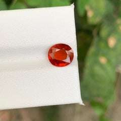 2.40 carati di granato di assonite naturale sfuso di forma ovale