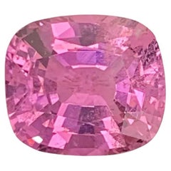 2.40 Carat Natural Loose Hot Pink Spinel Stone Cushion Cut Tanzanian Gemstone