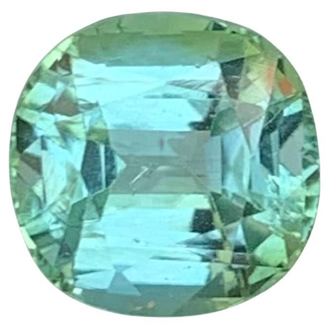 2.40 Carat Natural Loose Mint Tourmaline Cushion Shape Gemstone (pierre précieuse en forme de coussin)