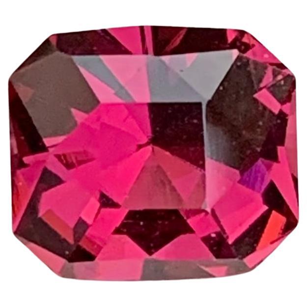 2.40 Carat Natural Loose Rhodolite Garnet Cushion Shape Gem For Jewellery
