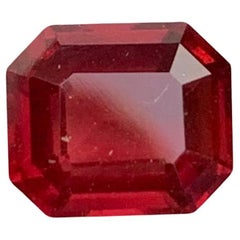 2,40 Quilates Granate Rodolita Natural Suelto Forma Esmeralda Gema Para Anillo