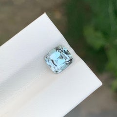 2.40 Carat Natural Loose Teal Tourmaline Cushion Shape Gem