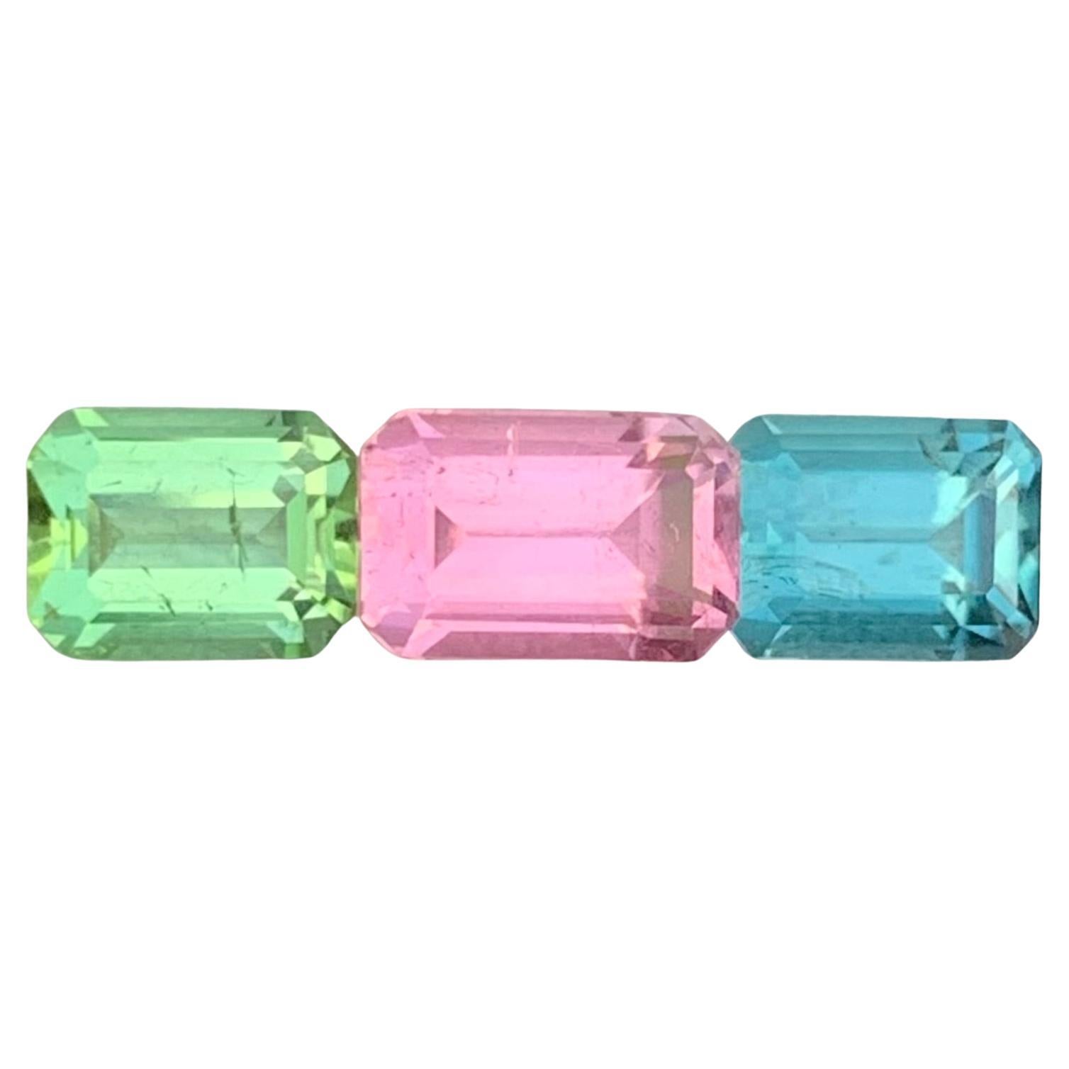 2.40 Carat Natural Loose Tourmaline Set For Jewellery Making For Sale