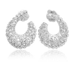 2.40 Carat Diamond 18 Karat White Gold Earrings