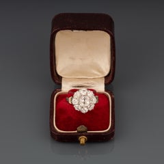2.40 Carats Diamonds French Antique Ring