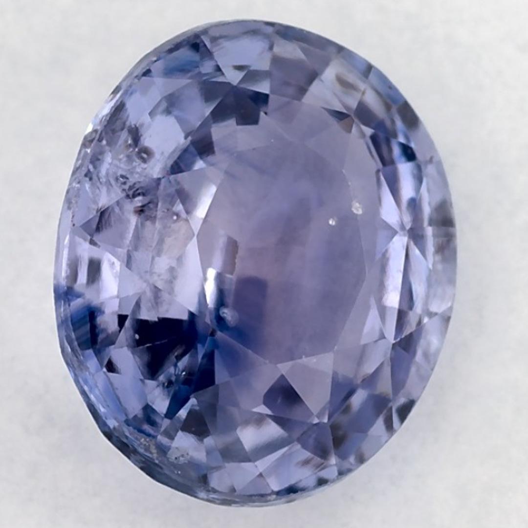 2.40 qt Zafiro Azul Oval Gema Suelta en venta 2