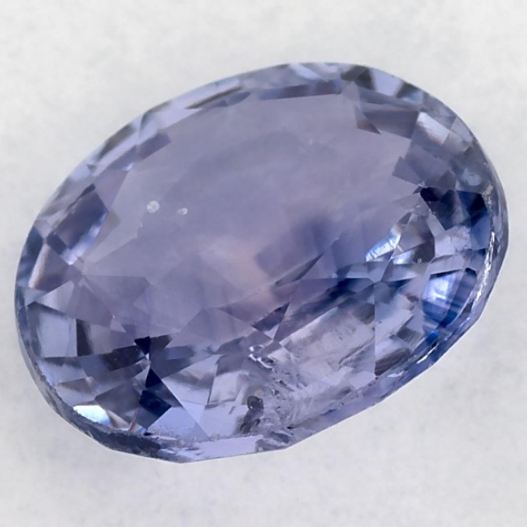 2.40 qt Zafiro Azul Oval Gema Suelta en venta 3