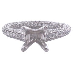 Used 2.40ct Diamond Semi-Mount in 18k Gold