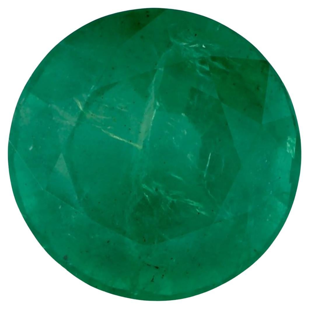 2.40 Ct Emerald Round Loose Gemstone