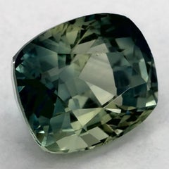 2.40 Karat Grüner Saphir Cushion Lose Edelstein